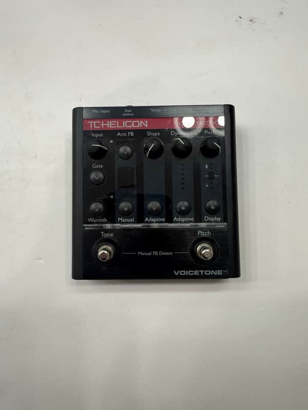 Immagine TC Helicon Voicetone Correct XT Correction Vocal Effect Pedal + Power Supply - 1
