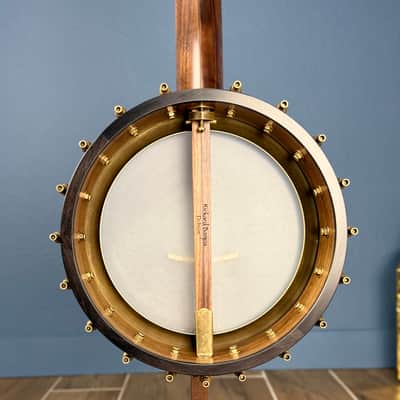 Custom Rickard Dobson 11" Banjo Walnut with North Star Tailpiece image 5