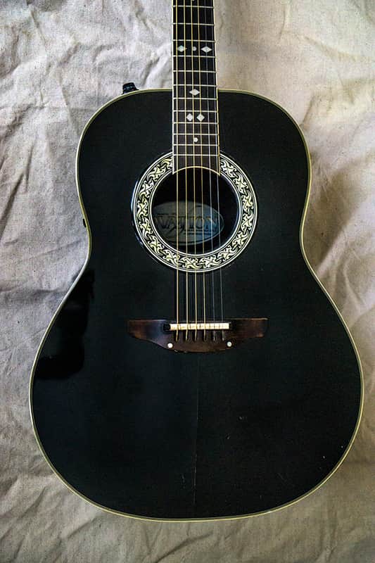 1982 Black Ovation 1617-5 Legend | Reverb
