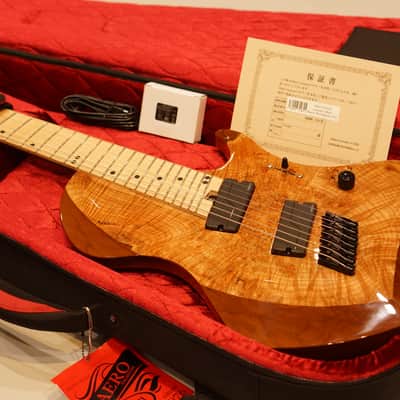 ABASI GUITARS Custom7 Multi Scale Burl Maple Top / Maple Fingerboard w/free shipping! image 12