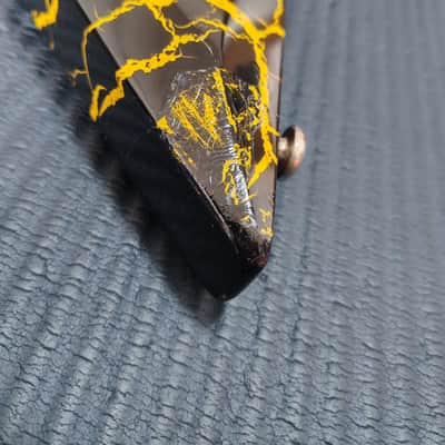 2007 ESP EX Explorer Yellow Crackle Custom Order - ESP Takada Factory / ESP Custom Shop - JAPAN MIJ image 9