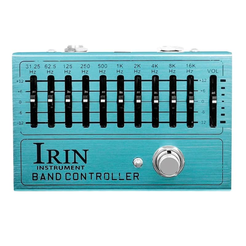 IRIN AN-40 Controller Equalizer 10 Band Pedal Effect EQ Pedal 31.25Hz to 16kHz,price included tax from CN to USA image 1