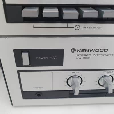 Kenwood KA-300 Amplifier - KX-400 Cassette deck - KT-400 Tuner - Nice Serviced set image 8