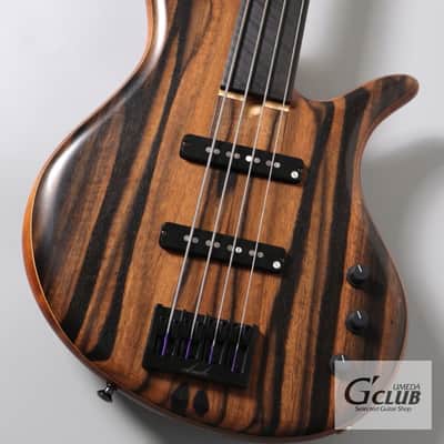 Elrick Gold Series E-volution 4st Fretless -Striped Ebony-【USED】【4.04kg】 image 1