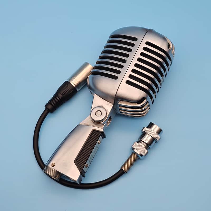 ☆Vintage 1960s Shure 55S *Serviced* w/ Adapter Cable - Sounds Great image 1