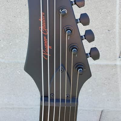 Vayper Guitars V7 2023 Stealth Black Matte Finish image 10