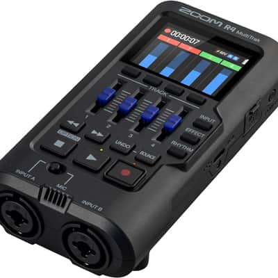 Zoom R4 MultiTrak 32-Bit Float Recorder with Stereo Bouncing, 2 XLR/Combo Inputs, Built-In Microphone, Effects, Rhythms, Battery Powered, and Audio Interface Bild 2