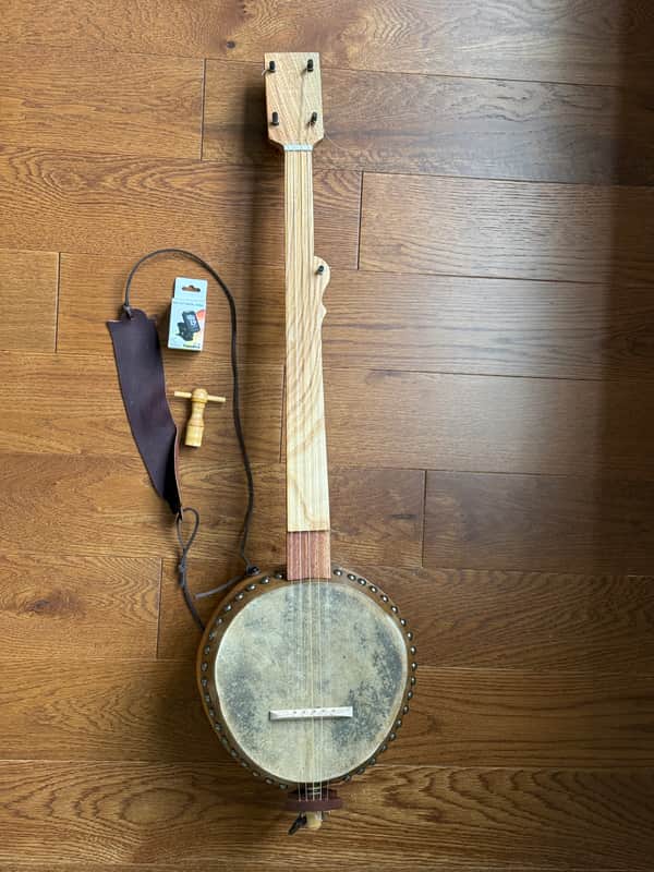 Barry Banjo #503 Left -Handed fretless Gourdie 5 string 2026 - Mahogany neck with oil finish