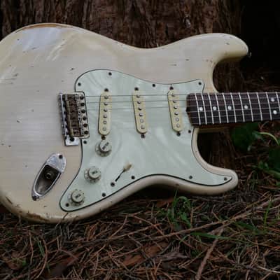 1965 Hendrix Replica Vintage Strat Blonde Relic Custom Build -Fender AY Pickups image 1