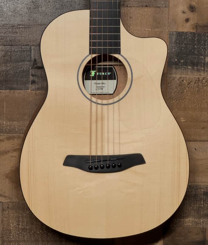 Furch Pioneer EM Engelmann Spruce / Mahogany Acoustic Travel Guitar image 1