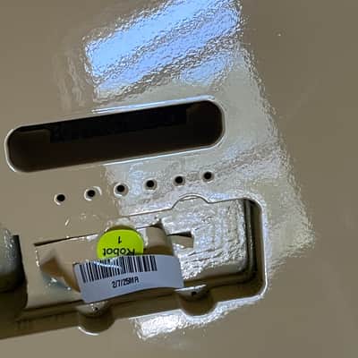 Fender American Performer Jazzmaster guitar body Vintage White image 4