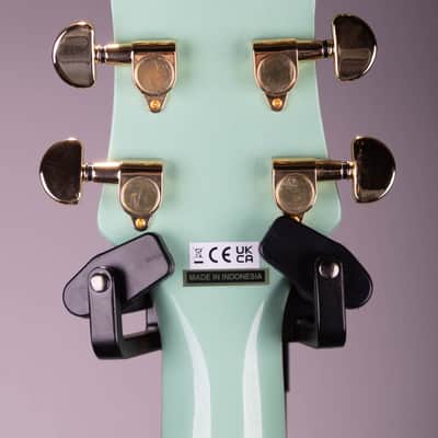 Gretsch G5021E Rancher Penguin Parlor Acoustic-Electric Guitar - Mint Metallic image 8