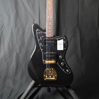 *NEW* 2025 Fender Made in Japan Traditional Collection '60s Jazzmaster – Black Pearl / Gold, Matching Headstock MIJ image 2