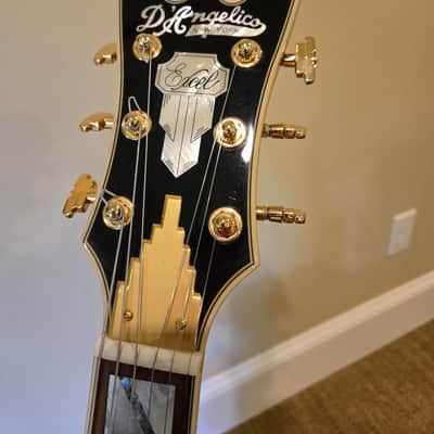 D'Angelico Excel EX-SS Semi-Hollow with Stop-Bar Tailpiece, 2018 - Cherry image 7