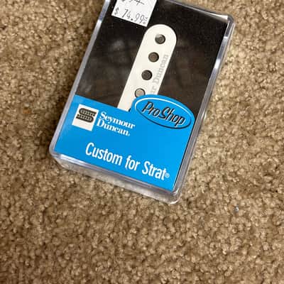 Seymour Duncan Pro Shop SSL-5 Custom Staggered for Strat 11202-05 White Bridge image 2