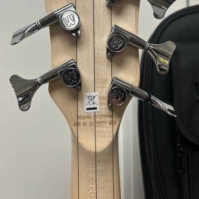 Warwick Rockbass Artist Line Robert Trujillo 5 String Bass Guitar - Black image 5