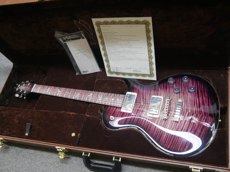 PRS Private Stock Singlecut McCarthy 594 2018 - Black Raspberry Glow Smoked Burst image 1