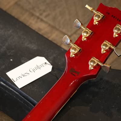 2010 Gibson Custom Shop Les Paul Custom Single-Cut Electric Guitar Wine Red + COA OHSC image 20