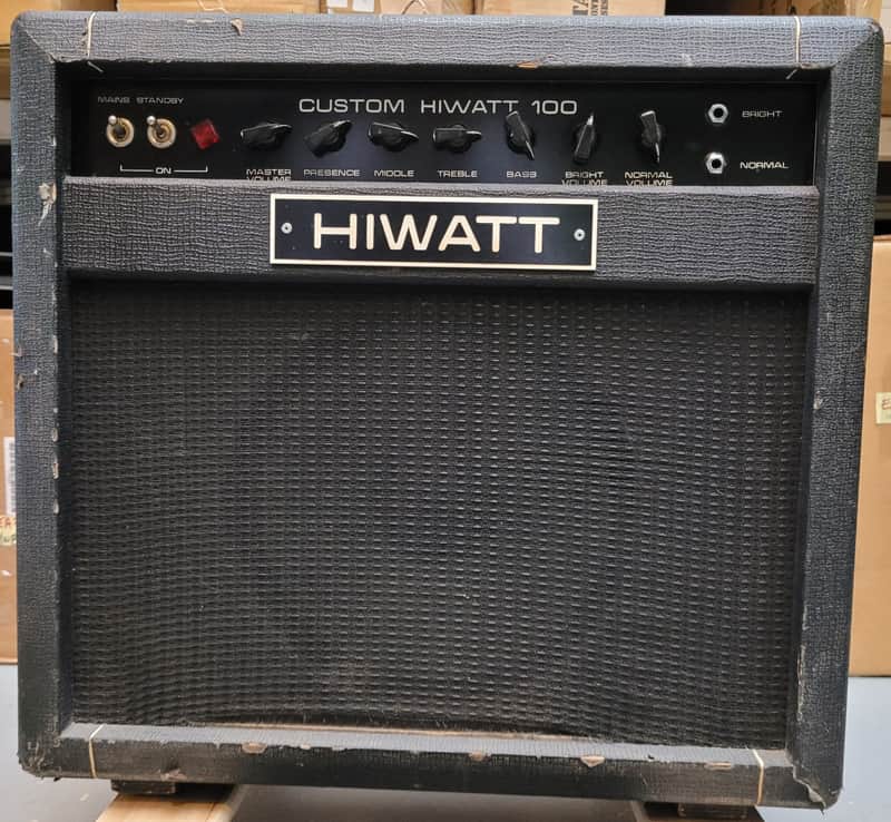 Hiwatt FL112 1971 - Black Tolex image 1
