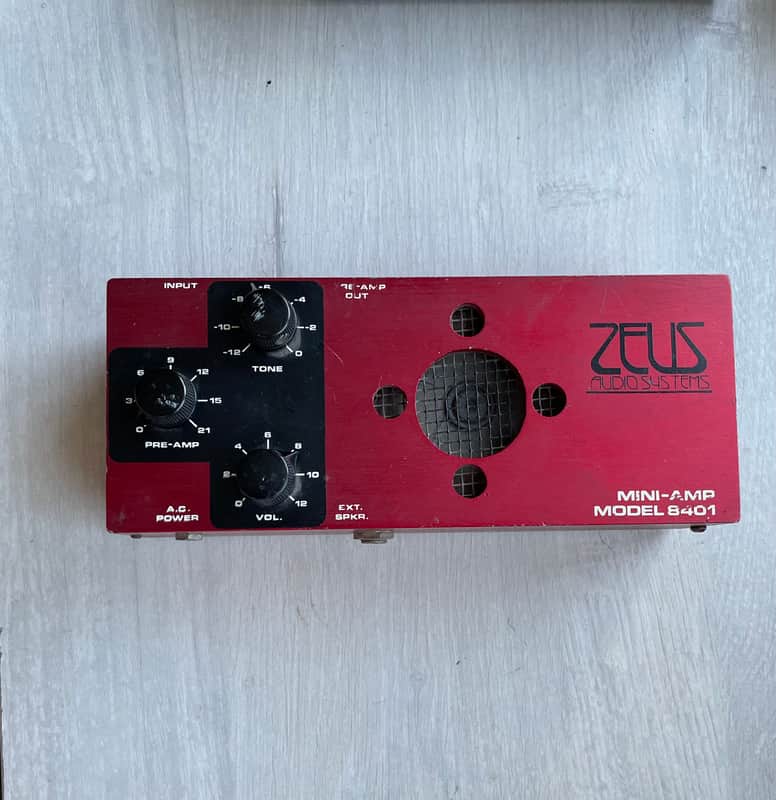 RARE 70s Zeus Mini amp/Pre-amp (As used by Randy Rhoads) image 1