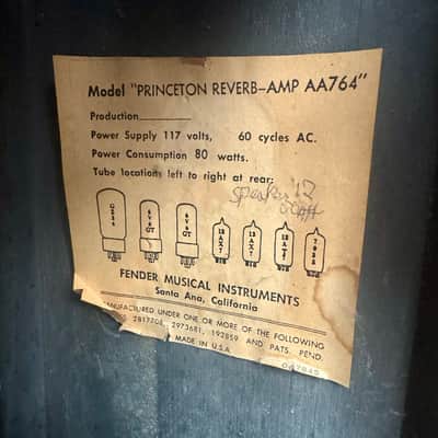 1968/69 Fender Princeton Reverb "Drip Edge" - Original Transformers, EV Speaker image 3