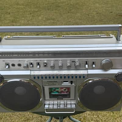 Toshiba RT-9990SM BomBeat Rare Vintage Cassette Deck Boombox Japan Warranty MINT image 21