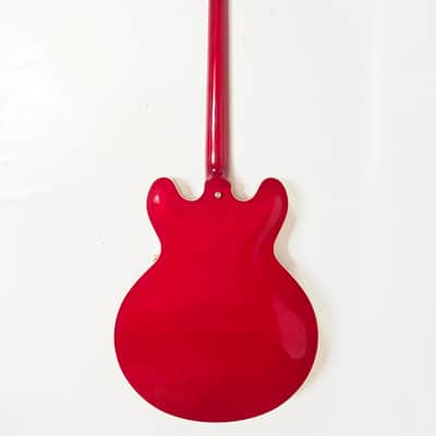 Burny RSA-100 CR Cherry Red Made in Japan 2002 Semi Hollow Body Electric Guitar, o5295 image 11