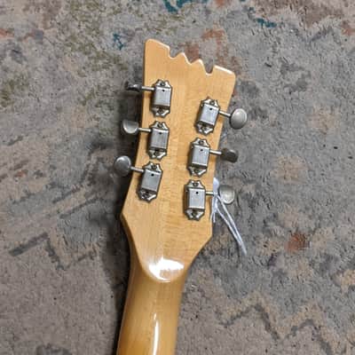 Mosrite Ventures Model with Hardshell Case - Wine Red - 1966 image 5