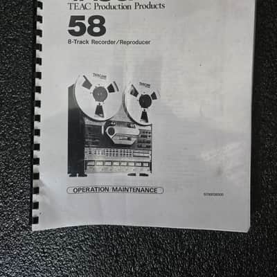 TASCAM 58-OB, Just Serviced 1/2” 8-Track Open Reel Tape Recorder Updated w/Video image 4