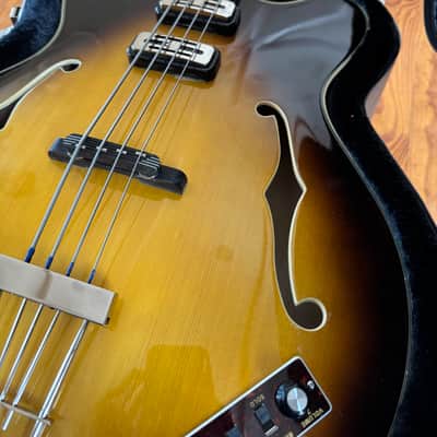 Hofner President Bass 500/5 2000s - Ct sunburst image 3