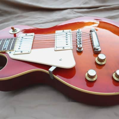 Left Handed BURNY Super Grade RLG-55 Cherry Sunburst 2003 China image 9