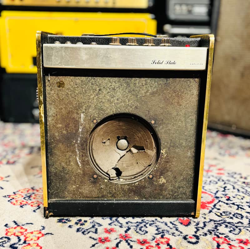 1960s Norma GA-77TM Solid State Amplifier Combo For Parts Or Repair
