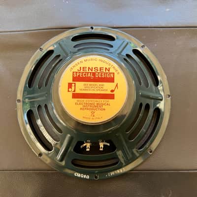 Jensen C12Q Vintage Ceramic 12" 40-Watt 8ohm Guitar Speaker 2010s - Green image 1