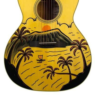 New Martin Custom Shop 00-Style 14 Fret Tropical Sunset #2953672 image 3