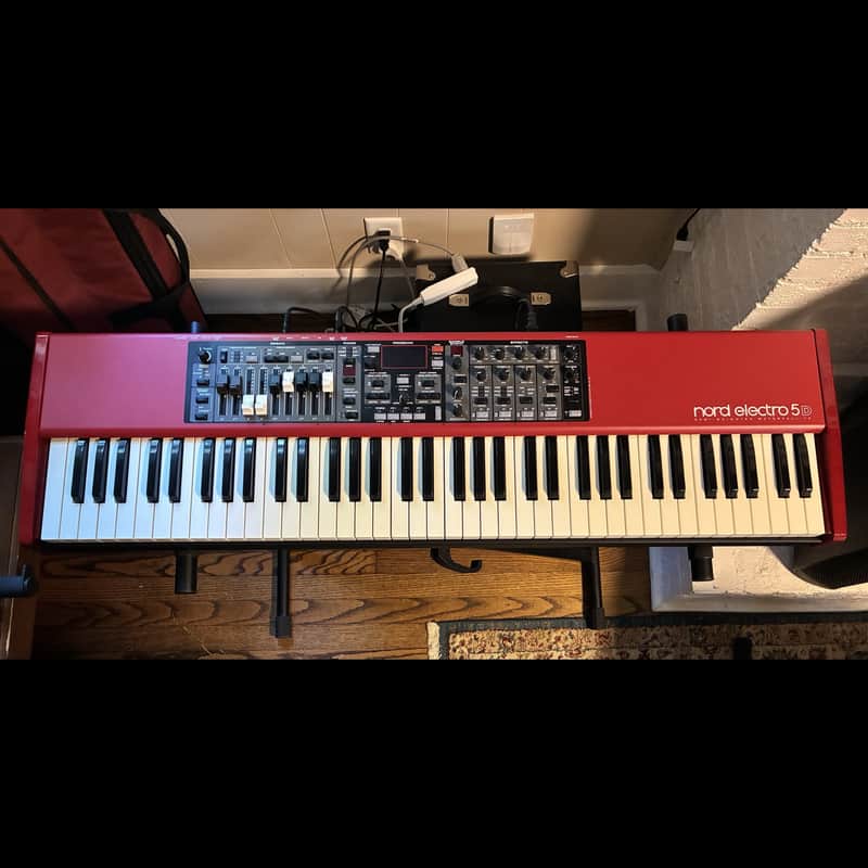 Nord Electro 5D SW73 Semi-Weighted 73-Key Digital Piano 2015 - 2018 - Red image 1