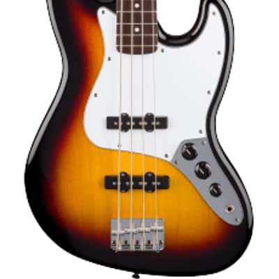 Mint Fender Standard Series 4-string Jazz Bass Guitar, 3-Color Sunburst image 1