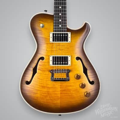 Knaggs Chena Semi-Hollowbody Electric Guitar, Tobacco Burst image 1