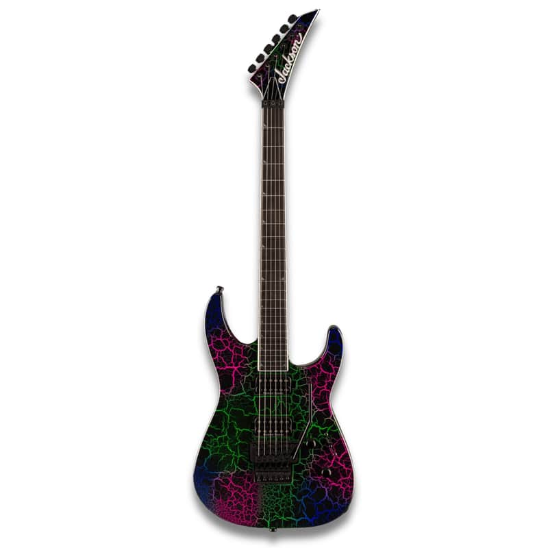 Jackson Pro Plus Series Soloist Crackle SL2 6-String Right-Handed Electric Guitar with Okoume Body and Ebony Fingerboard (Bruised Crackle) image 1