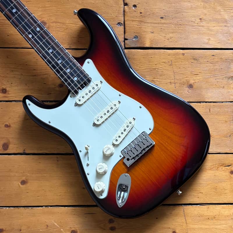 Fender American Elite Stratocaster with Ebony Fretboard Left-Handed 2019 Sunburst image 1