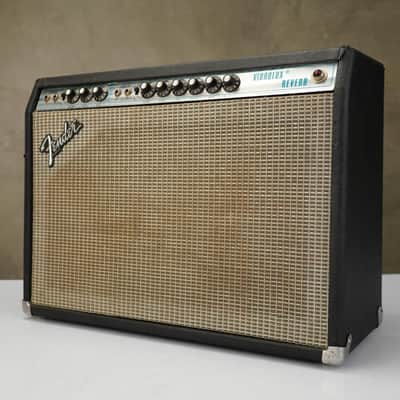 1974 Fender Vibrolux Reverb 40W 2x10" Guitar Combo Amplifier #55930 image 10