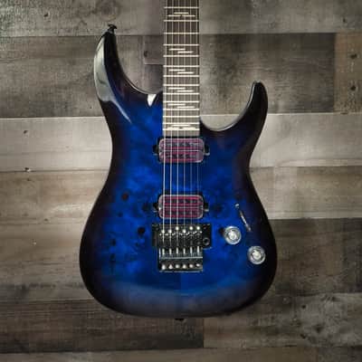 Schecter Omen Elite-6 FR Electric Guitar - Ocean Blue Burst (2455) image 3