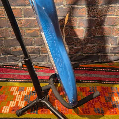 S-Style Partscaster - Aged Lake Placid Blue Body, Fender Custom Shop Neck & Bridge Pickups, Seymour Duncan SSL-1 Middle Pickup image 9
