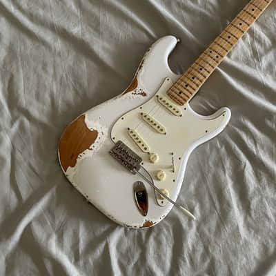 Fender Stratocaster  2021 Heavy Aged White image 1
