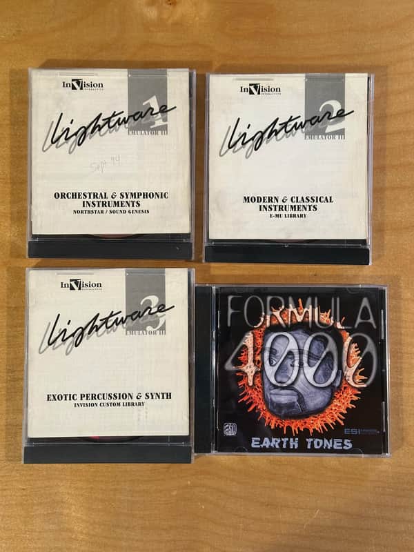 InVision Lightware EMU Emulator III & ESI sound libraries 1,2,3 image 1