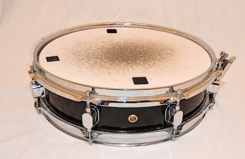 MARTIAL PERCUSSION 13" PICCOLO SNARE DRUM - BLACK WRAP -FREE SHIP TO C-USA! image 1