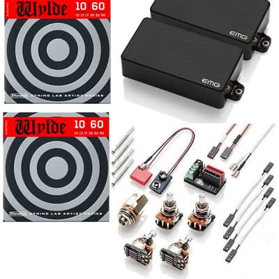 EMG Zakk Wylde Active 81/85 Humbucker set - limited brushed black