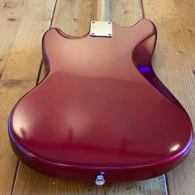 K-ON! Japan Original Brand Azusa Nakano Mustang Old Candy Apple Red w/ Matching Headstock image 8