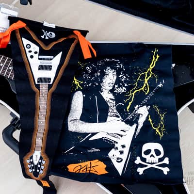 Gibson Custom Shop Kirk Hammett 1979 Flying V Murphy Lab Aged Ebony image 14