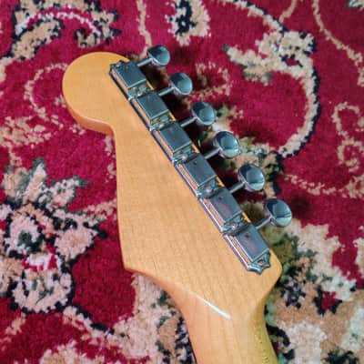 *RARE* 2013 Fender Stratocaster '62 Reissue ST62QT-YLM Yellow Lime Burst, High Grade Quilt Maple Top, Non-Catalog w/ Hangtags, MIJ Fujigen image 17