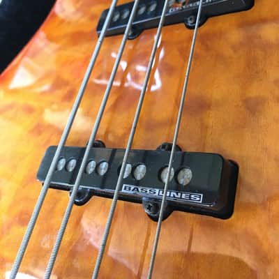 Fender Jazz Bass Deluxe 24 Quilt Maple Active Rare 2005 image 8